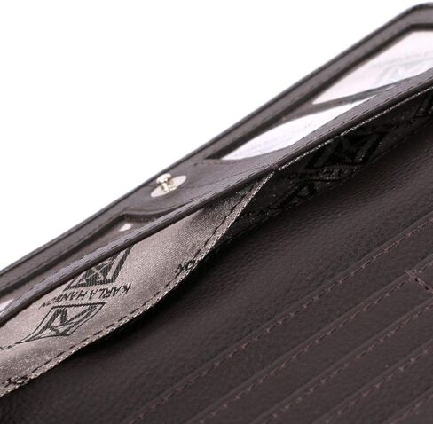 محفظة كارلا هانسون الجلدية ثلاثية الطي للسيدات من كارلا هانسون - اسبريسو in Kuwait