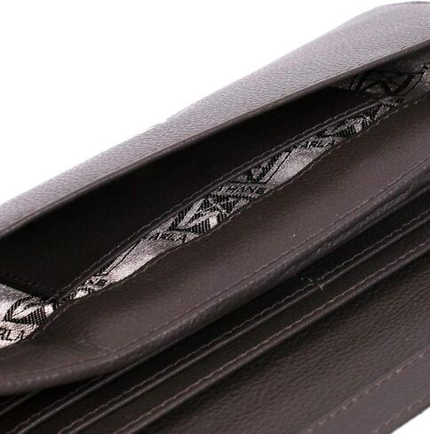 محفظة كارلا هانسون الجلدية ثلاثية الطي للسيدات من كارلا هانسون - اسبريسو in Kuwait