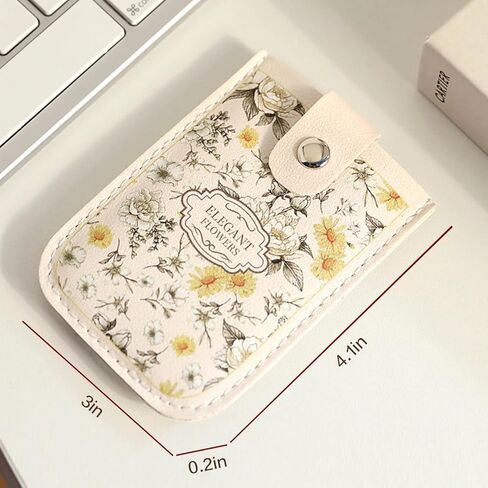 women's pull-out card bag holder women - 4 card slots, lightweight travel money organizer White in Saudi Arabia