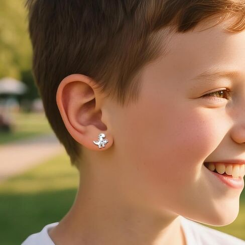 Dinosaur Stud Earrings for Women, Cute Dinosaur Gifts for Adults Girls Boys on Birthday Christmas in Kuwait