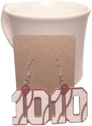 Baseball Jersey Earrings in Saudi Arabia