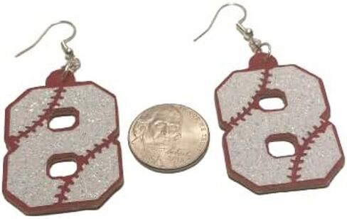 Baseball Jersey Earrings in Saudi Arabia