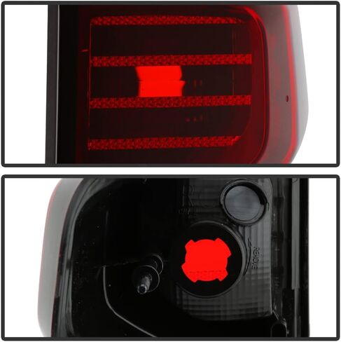 ACANII - For [Incandescent Model] 2019-2023 Chevy Silverado 1500 Red Smoked Tail Lights Beake Lamps Pair Set Left+Right in Saudi Arabia