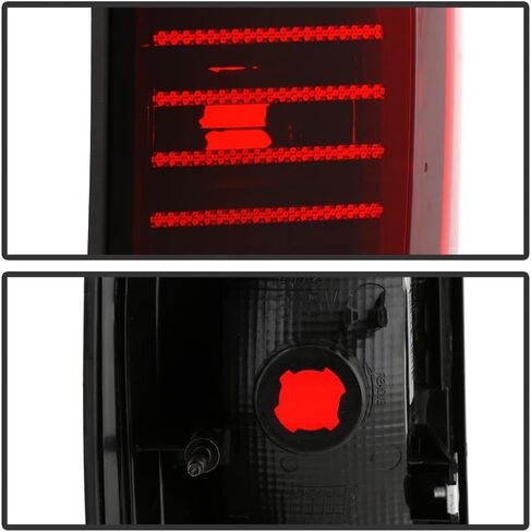 ACANII - For [Incandescent Model] 2019-2023 Chevy Silverado 1500 Red Smoked Tail Lights Beake Lamps Pair Set Left+Right in Saudi Arabia