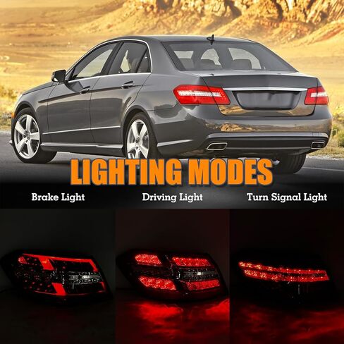 مجموعة مصابيح من النوع الأمريكي متوافقة مع مرسيدس بنز 2010-2013 W212 E350 E550 AMG ضوء الذيل الخارجي الجانب الأيسر للسائق 2129060758 MB2804106 in Kuwait