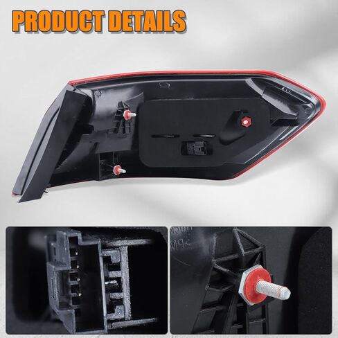 مجموعة مصابيح من النوع الأمريكي متوافقة مع مرسيدس بنز 2010-2013 W212 E350 E550 AMG ضوء الذيل الخارجي الجانب الأيسر للسائق 2129060758 MB2804106 in Kuwait
