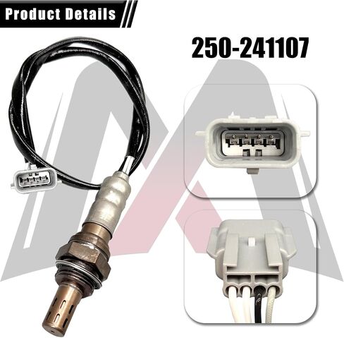 4 قطع مستشعر الأكسجين O2 250-54105،250-241107 - المنبع والأسفل متوافق مع Nissan Sentra 1.8L، Rogue Sport، Armada، Infiniti QX80 يستبدل 22693-3SR0A، 226A03RC0A، 234-9132،234-4904 in Kuwait