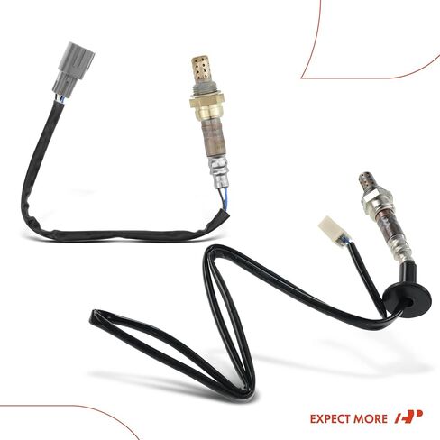 مستشعر الأوكسجين A-Premium O2 متوافق مع Toyota Venza 2009 2010 2011 2012 2013 2014 2015 3.5L، أمامي وخلفي، مجموعة قطعتين in Saudi Arabia