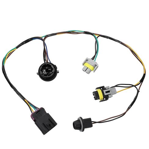RED WOLF Headlight Wiring Harness Socket Replacement for Chevy Malibu 2008 2009 2010 2011 2012 Replace 645-539 15930264 Headlamp LED Wire Connector Plug in Saudi Arabia