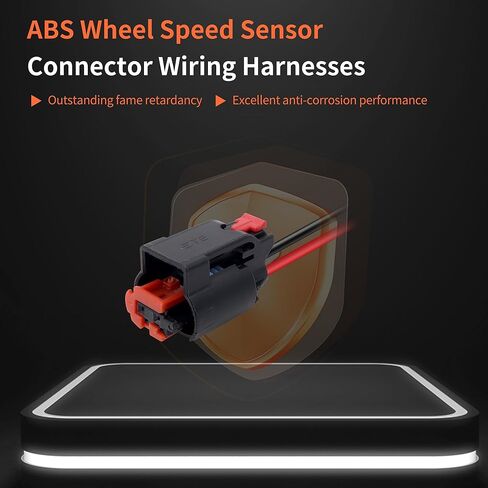 HiSport 19149296 ABS Wheel Speed Sensor Connector Wiring Harnesses Compatible with BMW Chevrolet Infiniti Benz Volvo, 05083213AA 5083213AA S-1686 in Saudi Arabia