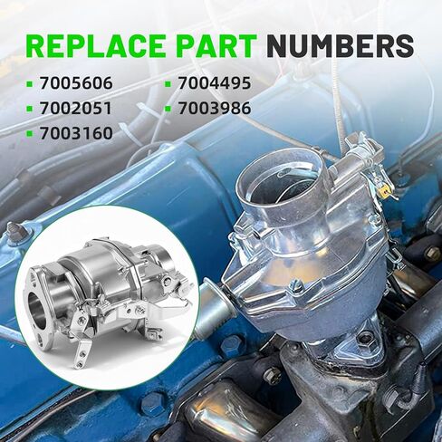 LEAPTREND 7005606 1 Barrel Carburetor Kit Rochester B Manual Choke Fit for 1950-1959 Chevy GMC Truck 235Cu & 1932-1952 Chevrolet 216ci 6-cyl 3.8L Engine w/Fuel Filter/Brushes/Gasket/Gloves in Kuwait