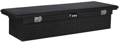 UWS EC10462 69-Inch Gloss Black Heavy-Wall Aluminum Truck Tool Box with Low Profile, RigidCore Lid in Saudi Arabia