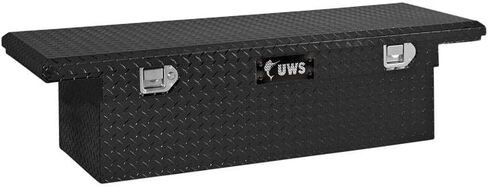 UWS EC10462 69-Inch Gloss Black Heavy-Wall Aluminum Truck Tool Box with Low Profile, RigidCore Lid in Saudi Arabia