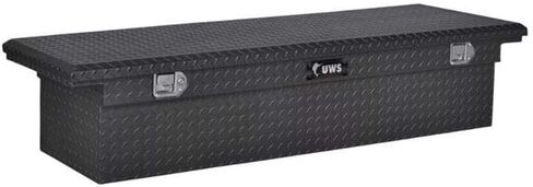 UWS EC10462 69-Inch Gloss Black Heavy-Wall Aluminum Truck Tool Box with Low Profile, RigidCore Lid in Saudi Arabia