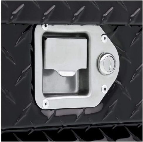 UWS EC10462 69-Inch Gloss Black Heavy-Wall Aluminum Truck Tool Box with Low Profile, RigidCore Lid in Saudi Arabia