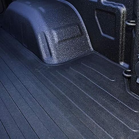 Trailfx Bed Mat for Chevrolet Silverado 1500 and GMC Sierra 1500 5.7 Foot Bed 2007-2018 Direct-Fit Textured Pebble Surface Drop-in Rubber Bed Liner 69 x 62 Inch 619N in Kuwait