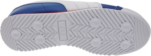 Puma Men's Roma Shoes, Mountain Blue-White AH25, 10.5 in Saudi Arabia