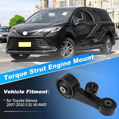 استبدال دعامة عزم دوران المحرك لسيارة Toyota Sienna 2007-2010 3.5L V6 AWD استبدال OE No.A4266 / EM9546 / 9546 / 123630P060 in Saudi Arabia