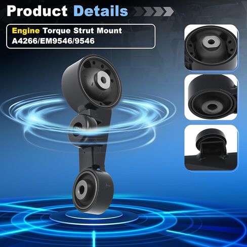 استبدال دعامة عزم دوران المحرك لسيارة Toyota Sienna 2007-2010 3.5L V6 AWD استبدال OE No.A4266 / EM9546 / 9546 / 123630P060 in Saudi Arabia