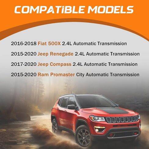 طقم تثبيت ناقل الحركة 4 قطع 68363756AA متوافق مع Jeep Renegade Compass Fiat 500X 2015-2020، بديل لـ 68363996AA 68363755AA 68258599AA in Kuwait