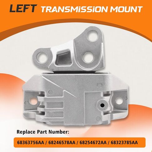 طقم تثبيت ناقل الحركة 4 قطع 68363756AA متوافق مع Jeep Renegade Compass Fiat 500X 2015-2020، بديل لـ 68363996AA 68363755AA 68258599AA in Kuwait