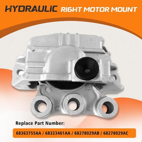 طقم تثبيت ناقل الحركة 4 قطع 68363756AA متوافق مع Jeep Renegade Compass Fiat 500X 2015-2020، بديل لـ 68363996AA 68363755AA 68258599AA in Kuwait