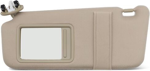 حاجب الشمس من الجانب الأيسر للسائق باللون البيج مع فتحة سقف متوافق مع Camry 2006 2007 2008 2009 2010 2011 74320-06800-E0 حاجب الشمس الداخلي in Saudi Arabia