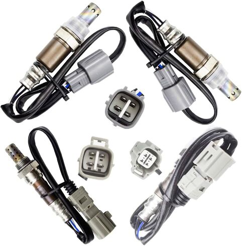4PCS Oxygen O2 Sensor 1 & 2 for 2004-2006 Lexus RX330 3.3L; 2004-2007 Toyota Highlander 3.3L Upstream + Downstream in Saudi Arabia