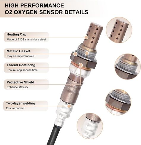 Oxygen O2 Sensor Upstream Downstream Fits for Toyota Prius Base 2004-2009, Prius Touring 2007-2009, for Scion XD 2008-2009 1.5L 1.8L, Replace 234-9056, 89467-02040, 234-4623, 8946501090 2Pcs in Saudi Arabia