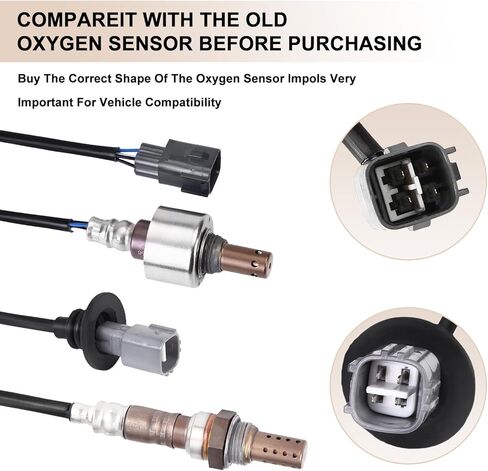 Oxygen O2 Sensor Upstream Downstream Fits for Toyota Prius Base 2004-2009, Prius Touring 2007-2009, for Scion XD 2008-2009 1.5L 1.8L, Replace 234-9056, 89467-02040, 234-4623, 8946501090 2Pcs in Saudi Arabia
