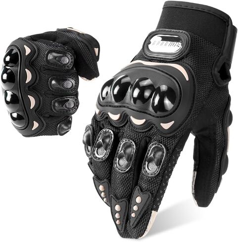 Motorcycle Gloves for Men, Lightweight Waterproof&Touch Screen Unlock,Elastic Comfortable,All-Season Motocross Gloves for Off-Road in Saudi Arabia