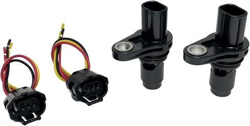 2 قطعة مستشعر موضع عمود الحدبات مع موصل 90919-05060 متوافق مع RAV4 Matrix Venza Corolla Highlander 4Runner Camry Prius Sienna Avalon C-HR xD tC iA iM CT200h ES300h NX300h Vibe in Saudi Arabia