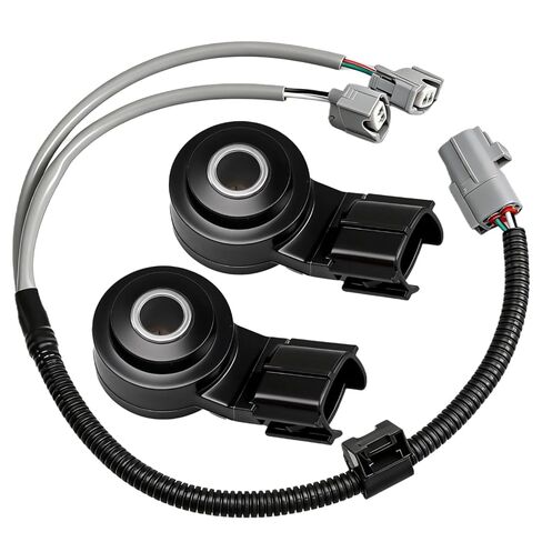 Knock Sensor and Harness Kit Compatible with Toyota 4Runner Avalon Camry Corolla Highlander Matrix Sequoia Sienna Tacoma Tacoma Venza Tundra Yaris Lexus ES330 GS430 GX470 Replace#: 89615-B6010 in Saudi Arabia