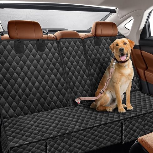 Dog Car Seat Cover for Back Seat Compatible with Toyota Camry Avalon Corolla Prius Accessories 2000-2025 2026, Waterproof & Non-Slip Car Pet Bench Rear Seat Covers in Kuwait