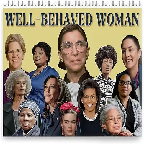 تقويم حائط نسوي لعام 2026 - تقويم تمكين "المرأة ذات السلوك الجيد"، 11 بوصة × 8.5 بوصة، هدية ملهمة للنساء وديكور المنزل والمكتب in Kuwait