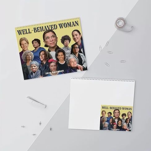 تقويم حائط نسوي لعام 2026 - تقويم تمكين "المرأة ذات السلوك الجيد"، 11 بوصة × 8.5 بوصة، هدية ملهمة للنساء وديكور المنزل والمكتب in Kuwait