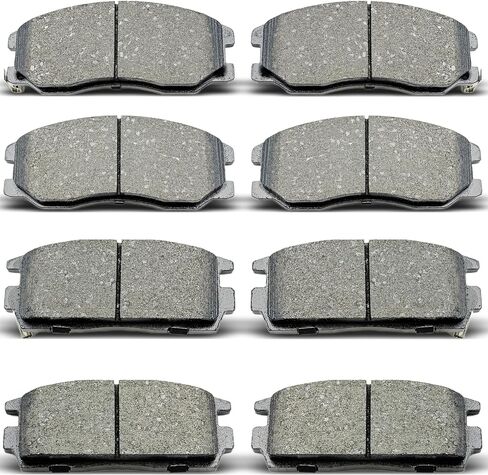 Front Rear Ceramic Brake Pads 8 Pieces Set fit for 2007-2009 Chevrolet Equinox,for 2007-2009 Pontiac Torrent,for 2008-2010 Saturn Vue,for 2007-2009 Suzuki XL-7,for 2012-2015 Chevy Captiva Sport in Kuwait