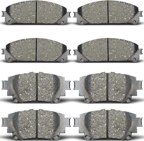 Front Rear Brake Pads Compatible with 2022-2023 Lexus NX350/NX350h/NX450h+,for 2021-2023 Toyota Sienna,for 2020-2022 Toyota Highlander,for 2021-2023 Toyota RAV4 Prime in Saudi Arabia
