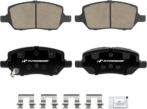 A-Premium Rear Ceramic Brake Pads Set Compatible with Buick Terraza 2005-2007 & Chevrolet Uplander 2005-2009 & Pontiac Montana 2005-2009 & Saturn Relay 2005-2007, 4-Pack in Saudi Arabia