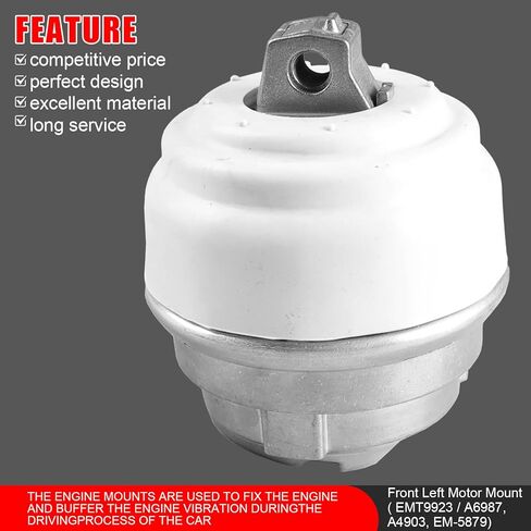 2Pcs Front Left & Right Engine Mount Fit for Mercedes W221 S550 Base 2012-2013 Replace 2212407117 2212407217 2212406217 2212406317 in Kuwait