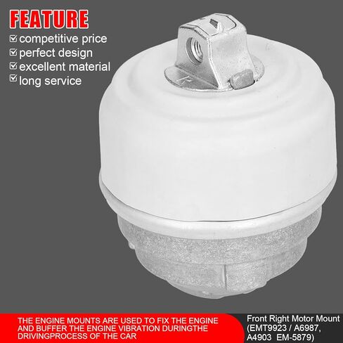 2Pcs Front Left & Right Engine Mount Fit for Mercedes W221 S550 Base 2012-2013 Replace 2212407117 2212407217 2212406217 2212406317 in Kuwait