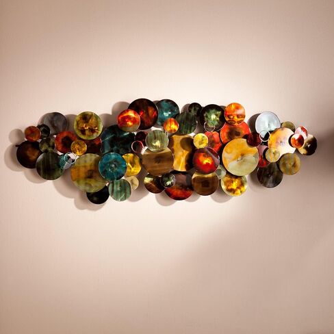 SEI Furniture Longavi Metal Wall Sculpture, Multi in Kuwait