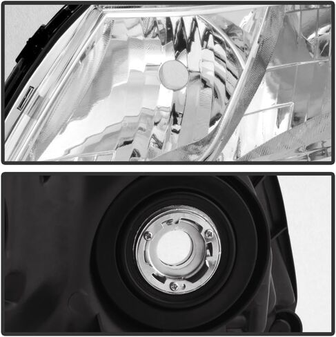 ACANII-For 2012 2013 2014 2015 Honda Civic Sedan 12-13 كوبيه المصابيح الأمامية كروم المصابيح الأمامية 12-15 سائق + جانب الركاب in Saudi Arabia