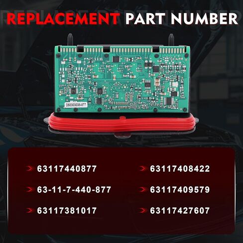 63-11-7-440-877 Xenon Headlight ECU Drive Module, Fit for BMW 5-Series 528i 528i xDrive 535i 535d xDrive 535i xDrive 550i 550i xDrive M5 2014-2016, Control TMS Module Unit 63117381017 in Kuwait