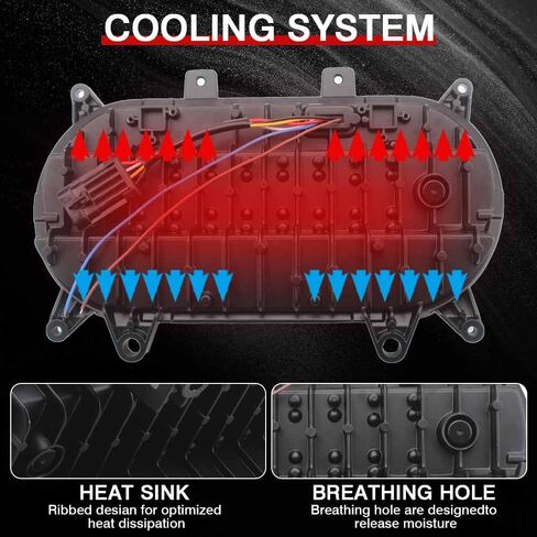كشاف أمامي للدراجة النارية من الألومنيوم LED مع ضوء إشارة الانعطاف DRL مناسب لـ 2015-2025 Harley Touring Road Glide، أسود in Kuwait