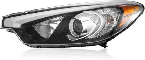مصباح أمامي TODO مع مصابيح متوافقة مع 2014 2015 2016 Kia Forte Forte5، السائق/الجانب الأيسر، لا يناسب موديلات LED DRL in Kuwait