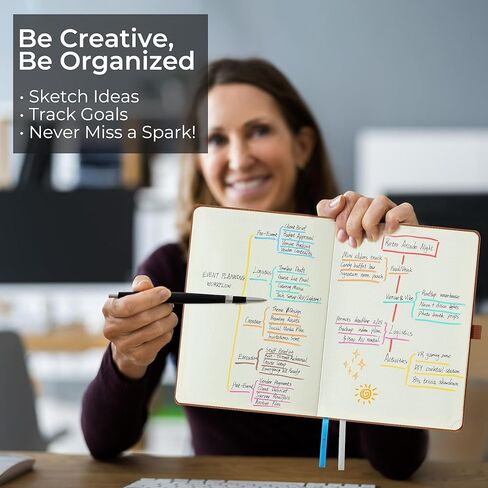 مخطط أسبوعي شهري 2026-2027 (26 يوليو - 27 ديسمبر)، 8.5 بوصة × 6.5 بوصة، خطة جدول أعمال 18 شهرًا مع علامات تبويب للشهر وجيب، صفحات النفقات/الملاحظات، تقويم أكاديمي مع غطاء جلد نباتي، أزرق ترابي in Kuwait