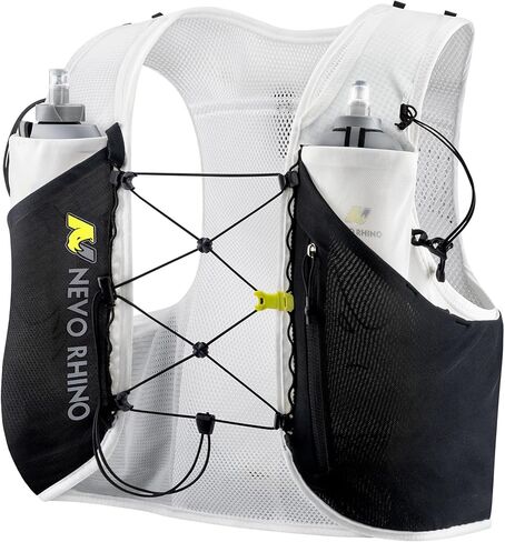 N NEVO RHINO 5L Running Vest for Men & Women - Hydration Vest with Dual 500ml Soft Flasks,Adjustable Chest Straps,Lightweight Water Backpack for Trail Running,Marathon,Hiking,Race in Kuwait