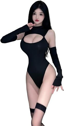 Ladies cosplay sexy crotch jumpsuit Halloween spider girl Japanese anime kawaii lingerie in Saudi Arabia
