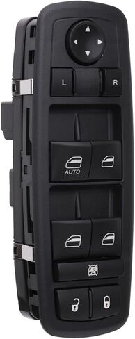 Power Master Window Switch 14+6 Pins Front Left Driver Side Compatible with 2017-2019 Dodge Journey Replacement OEM 68307001AA 1 Auto Button Blue Light in Saudi Arabia